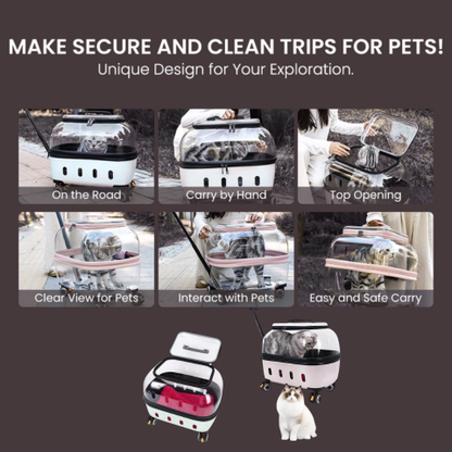 HappyPaws Rolling Pet Bag