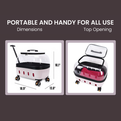 HappyPaws Rolling Pet Bag