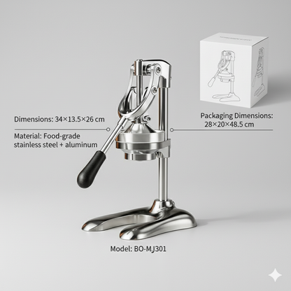 Manual Stainless Steel Fruit Juicer