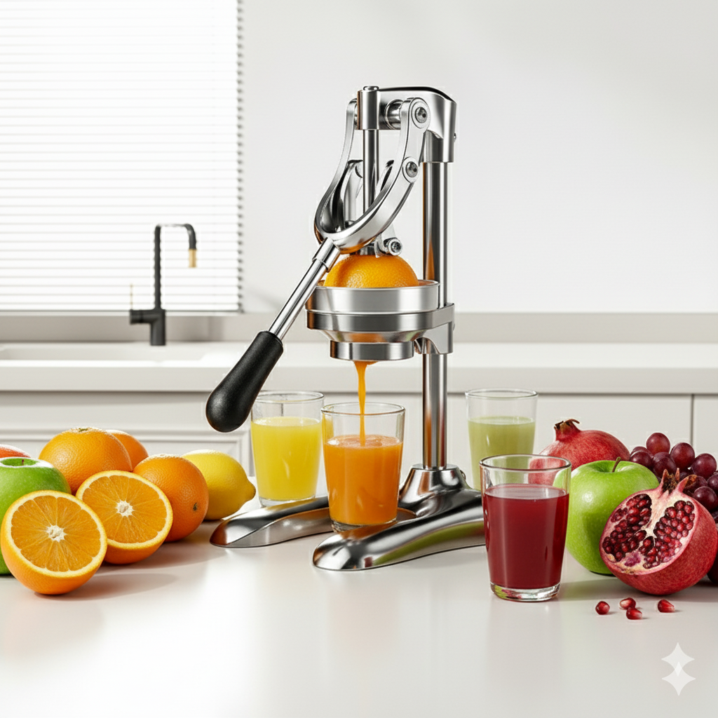 Manual Stainless Steel Fruit Juicer